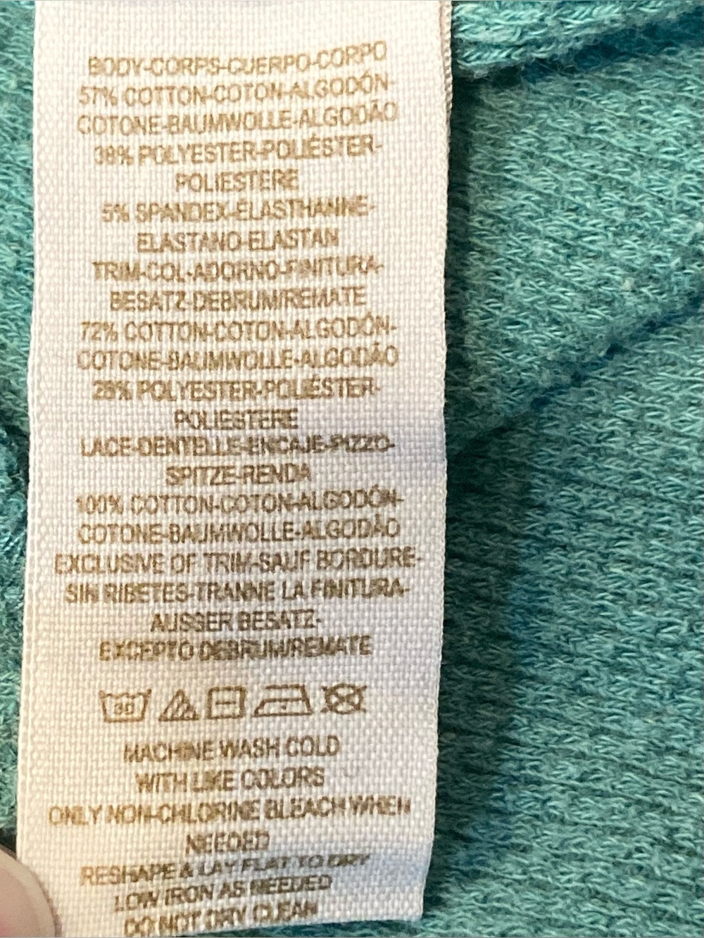 Free People Size XL Kombucha Cuff Thermal in Mint Green - Picture 8 of 8